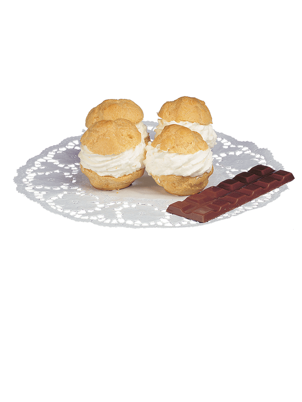 Profiterols de nata (48 unitats)