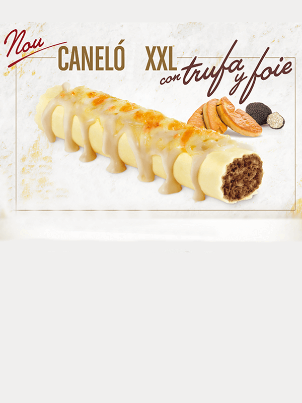 Canelons XXL amb Tofona i Foie (32 unitats, 94 grams)