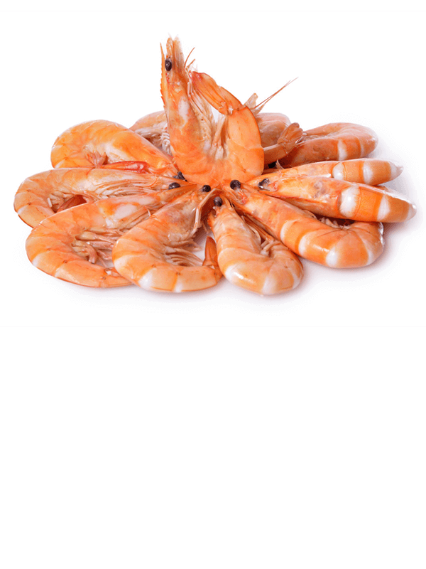 Langostino cocido (caja 2kg, 40 piezas kilo aprox)