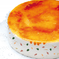 Tarta Tutti-Frutti con yema caramelizada